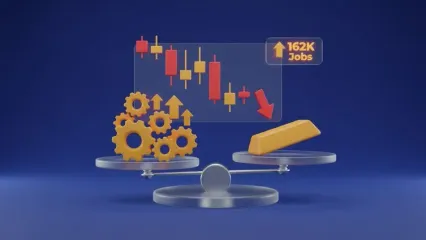 کاهش شدید قیمت طلا پس از ایجاد 162 هزار شغل در اقتصاد آمریکا