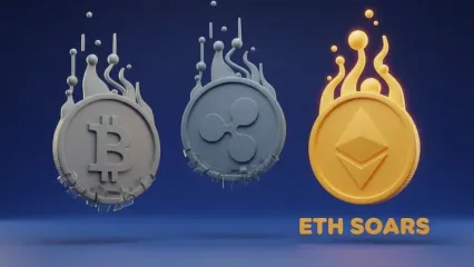 تحلیل احساسات بازار: بیت‌کوین و ریپل در ترس، اتریوم در هیجان صعودی