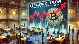 خروج ۱ میلیارد دلار از صندوق‌های ETF بیت‌کوین در ۲ هفته!