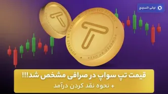 قیمت تپ سواپ در صرافی مشخص شد!!! + نحوه نقد کردن درآمد