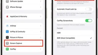 آموزش غیرفعال کردن پیش نمایش تمام صفحه اسکرین شات در iOS 26