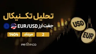 تحلیل تکنیکال روزانه جفت‌ارز یورو به دلار (EUR/USD) | 2 مرداد  ۱۴۰۴