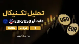 تحلیل تکنیکال روزانه جفت‌ارز یورو به دلار (EUR/USD) | 1 مرداد  ۱۴۰۴
