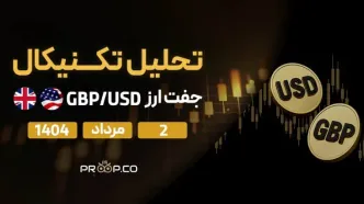 تحلیل تکنیکال روزانه جفت‌ارز پوند به دلار (GBP/USD) | 2 مرداد ۱۴۰۴