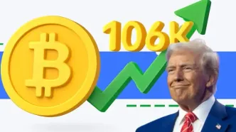 عبور بیت کوین از محدوده 106,000 دلار پس از وعده پاداش ترامپ به شهروندان آمریکایی!