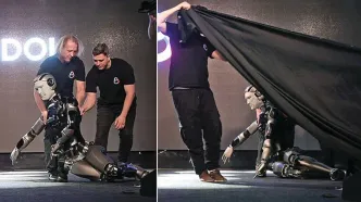 آبرو ریزی روبات روسی