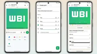 قابلیت کوئیز به کانال‌های واتساپ اضافه می‌شود
