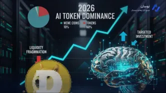 آینده توکن‌های هوش مصنوعی؛ چرا ۲۰۲۶ سال سقوط میم‌کوین‌هاست؟