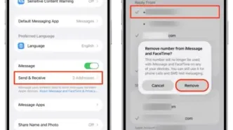 آموزش کامل حذف شماره موبایل از اپل آیدی