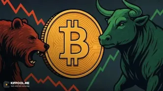 نبرد گاوها و خرس‌ها در بیت‌کوین؛ BTC در آستانه یک حرکت بزرگ؟