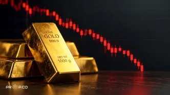 تحلیل قیمت طلا؛ سقوط به کف سالانه ۳۸۸۰ دلار